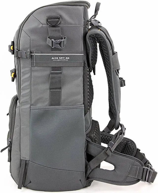 Alt view image 9 of 20 - Vanguard Alta Sky 66 Camera Backpack - Fits Pro DSLR, 600mm f/4 Lens, and More