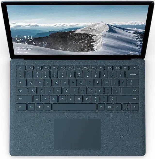 Alt view image 4 of 16 - Microsoft Surface Laptop (Intel Core i5, 8GB RAM, 256GB) - Cobalt Blue