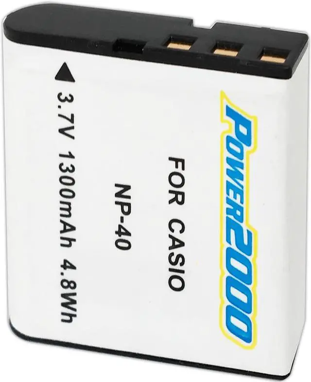 Alt view image 2 of 11 - Power2000 ACD-235 Rechargeable Battery for Casio NP-40