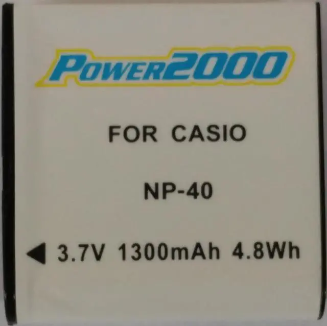 Alt view image 3 of 11 - Power2000 ACD-235 Rechargeable Battery for Casio NP-40