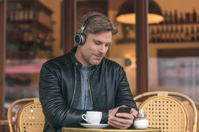 Alt view image 7 of 8 - Beyerdynamic Aventho (717440) Wireless Mobile Bluetooth Headphones with Sound Personalization (Black)