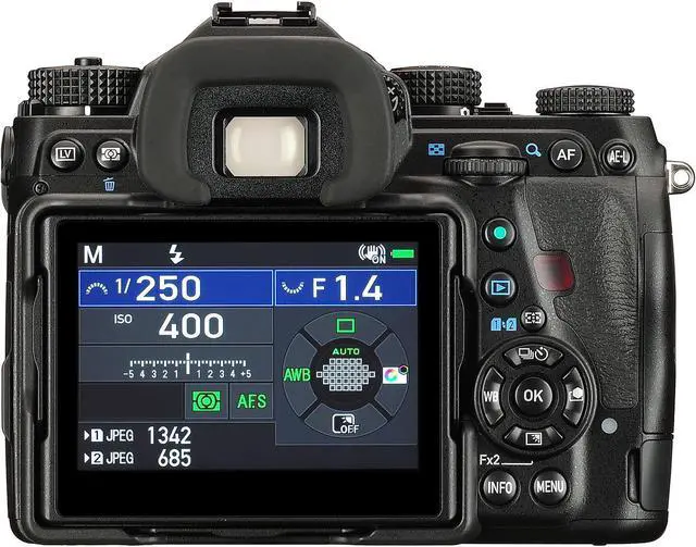 Alt view image 6 of 9 - Pentax K-1 Mark II Dynamic DSLR Camera with 3.2" TFT LCD, Black, Body Only