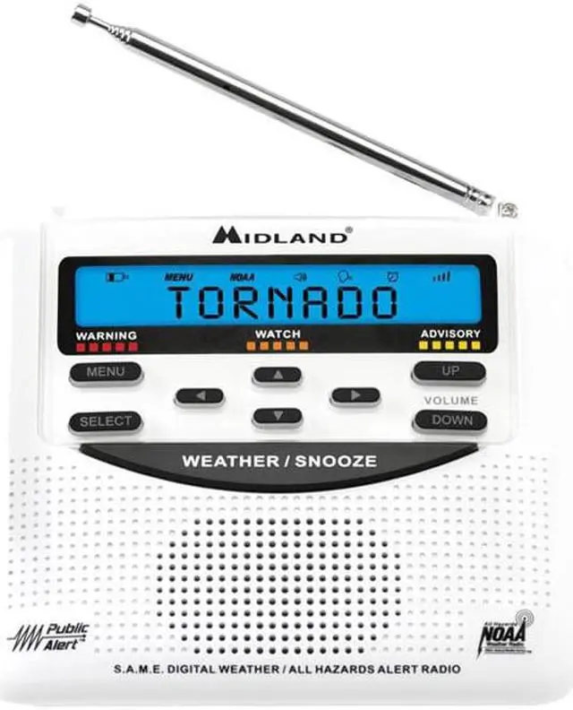 Alt view image 8 of 12 - Midland Weather Alert Radio With Alarm Clock