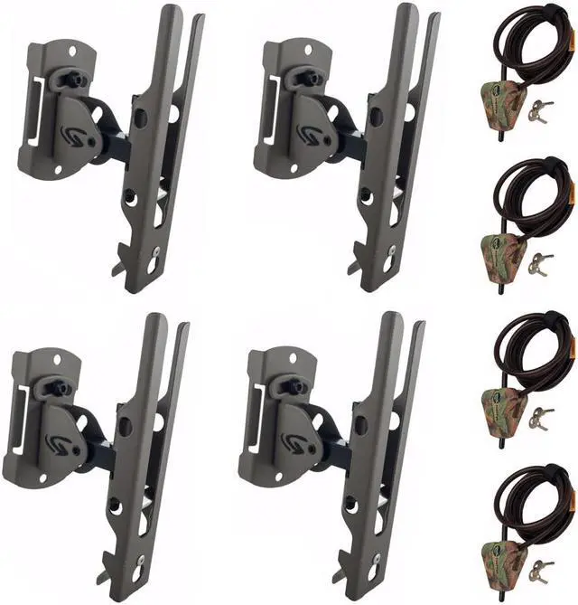 Main image of Cuddeback Genius Universal Trail Camera Mount and Cable Lock Kit (4-Pack)