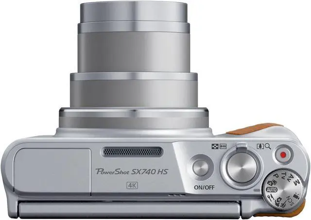 Alt view image 12 of 20 - Canon SX740SL PowerShot SX740 HS Digital Camera - Silver