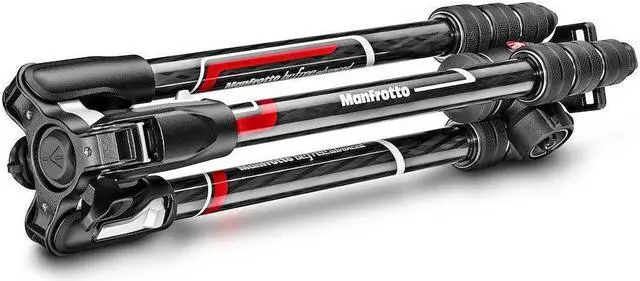 Alt view image 8 of 20 - Manfrotto Befree Advanced CF Travel Tripod with 494 Ball Head, Twist Lock, Black