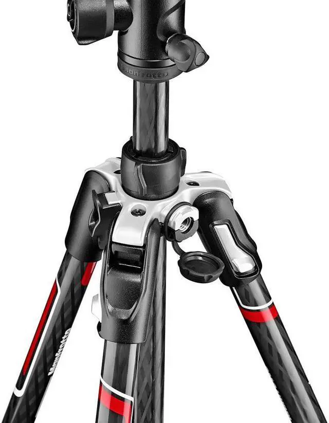 Alt view image 3 of 20 - Manfrotto Befree Advanced CF Travel Tripod with 494 Ball Head, Twist Lock, Black