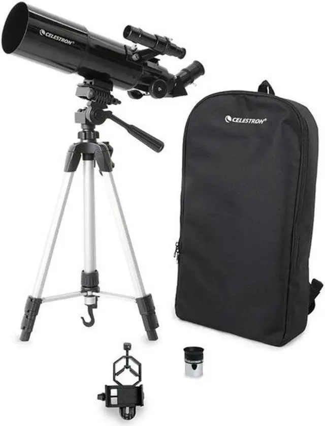 Alt view image 4 of 20 - Celestron Travel Scope 80 with Backpack and Smartphone Adapter