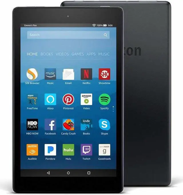 Alt view image 7 of 18 - Fire HD 8 Tablet with Alexa, 8" HD Display, 32 GB – Black