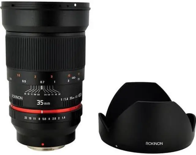 Alt view image 12 of 17 - Rokinon 35mm f/1.4 Aspherical Wide Angle Lens (for Sony Alpha E-Mount Cameras)