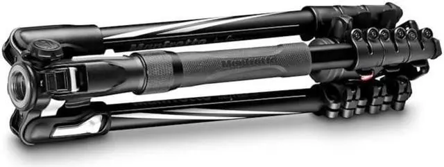 Alt view image 6 of 17 - Manfrotto Befree 2N1 Aluminium Tripod/Monopod, 494 Ball Head, Lever Locks, Black