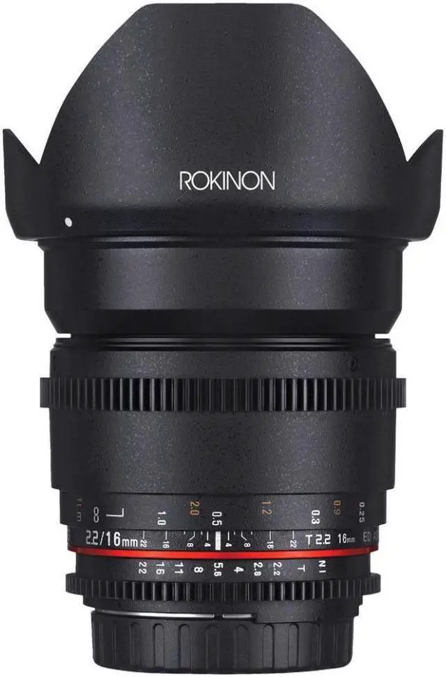 Alt view image 2 of 4 - Rokinon DS16M-C 16mm T2.2 Cine Wide Angle Lens for Canon EF-S Digital SLR