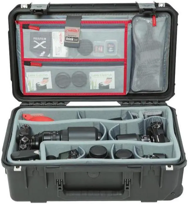 Alt view image 16 of 20 - SKB Cases iSeries 2011-7 Case with Photo Dividers and Lid Organizer (Black)
