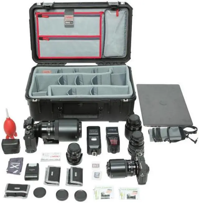 Alt view image 19 of 20 - SKB Cases iSeries 2011-7 Case with Photo Dividers and Lid Organizer (Black)