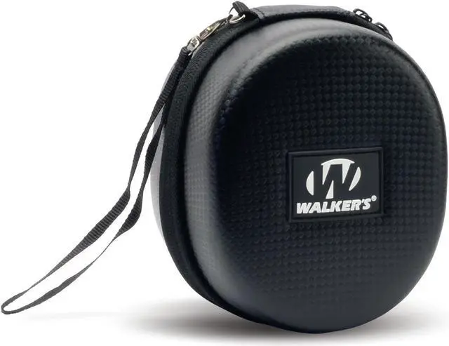 Alt view image 3 of 4 - Walker's Razor Slim Electronic Muff (OD Green Patriot) with Protection Case
