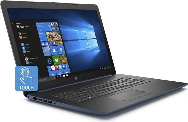 Alt view image 4 of 8 - HP 17-by0022cl 17.3" Laptop Intel i5-8250U 12GB 1TB DVDRW Radeon 520 Win10