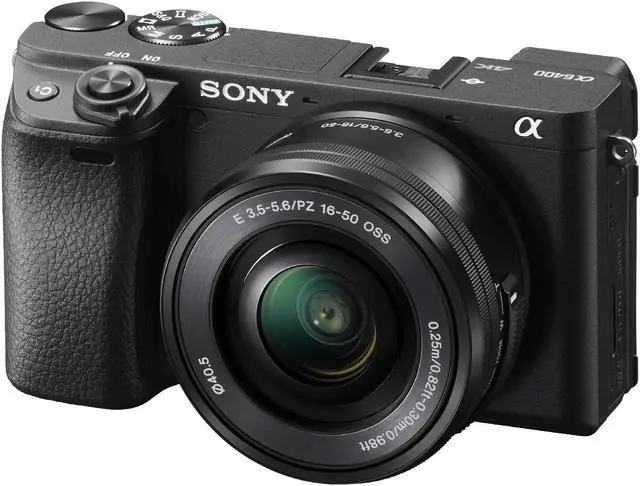 Alt view image 9 of 20 - Sony Alpha a6400 Mirrorless Digital Camera with 16-50mm Lens
