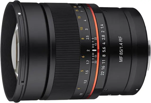 Alt view image 9 of 19 - Rokinon 85mm F1.4 UMC, Manual Focus Lens for Canon EOS RF #RF85-C