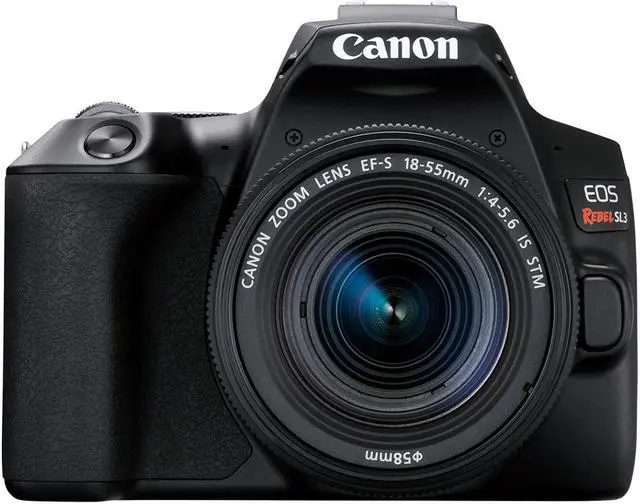 Alt view image 5 of 20 - Canon EOS Rebel SL3 DSLR Camera with 18-55mm Lens - Black