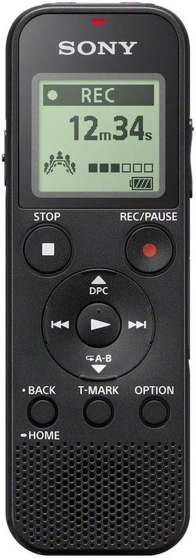 Alt view image 2 of 7 - Sony ICD-PX370 Mono Digital Voice Recorder with Built-In USB and Case Bundle
