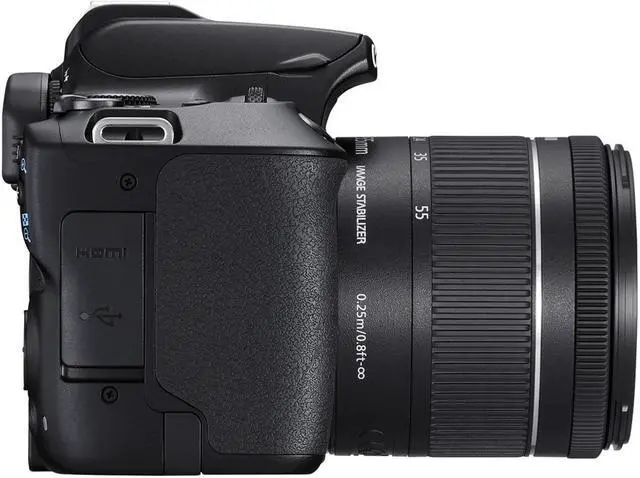 Alt view image 8 of 20 - Canon EOS Rebel SL3 DSLR Camera with 18-55mm Lens - Black