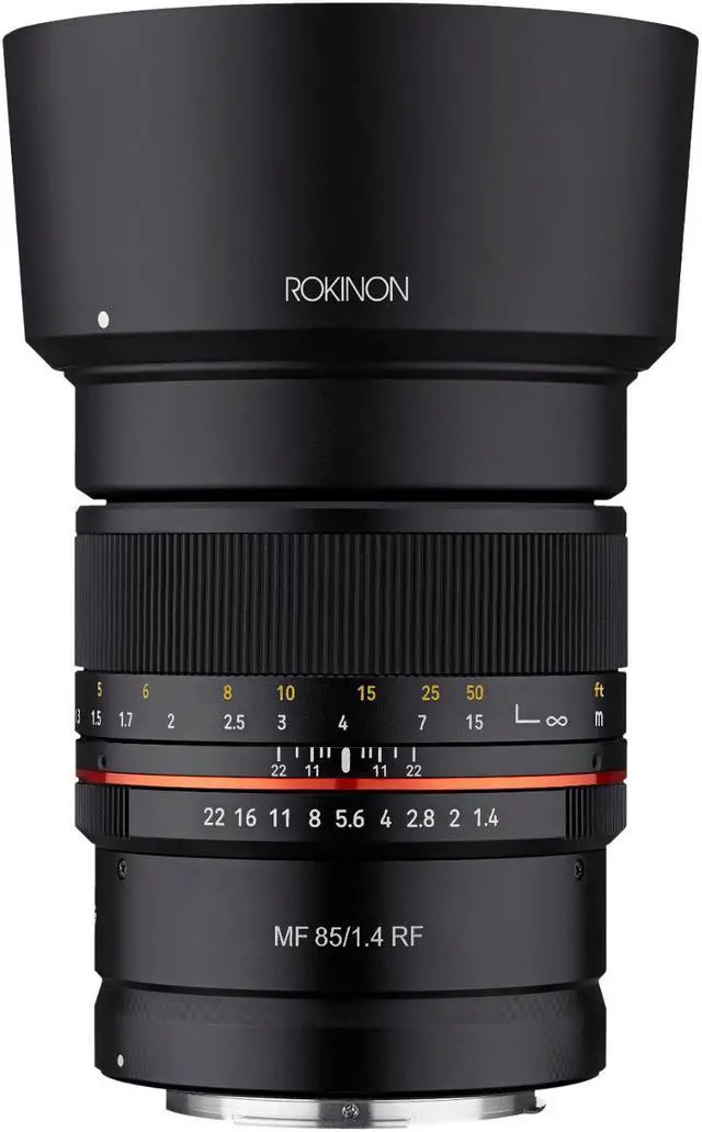 Alt view image 6 of 19 - Rokinon 85mm F1.4 UMC, Manual Focus Lens for Canon EOS RF #RF85-C