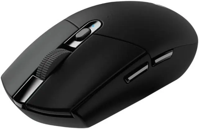 Alt view image 2 of 7 - Logitech G305 Lightspeed Wireless Gaming Mouse (Black) with 4 Port USB 3.0 HUB