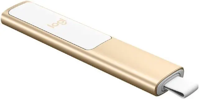 Alt view image 4 of 5 - Logitech Spotlight Presentation Remote (Gold) with 4 Port USB 3.0 Hub