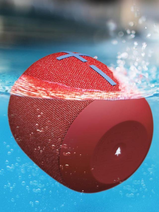 Alt view image 9 of 20 - Ultimate Ears WONDERBOOM 2 Portable Bluetooth Speaker - Radical Red