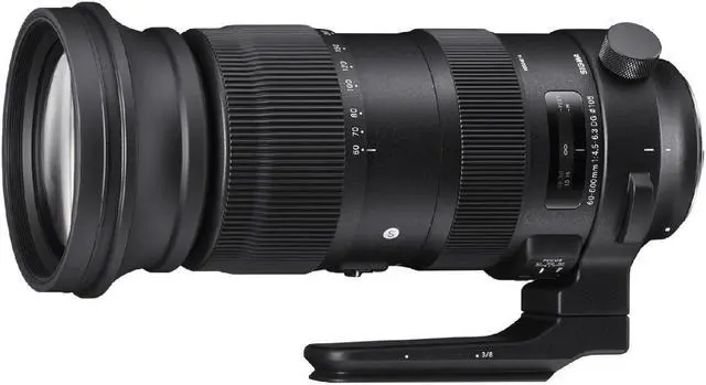 Alt view image 7 of 20 - Sigma 60-600mm f/22-32 Fixed Zoom F4.5-6.3 DG OS HSM Camera Lenses, Black (730954), Canon EF
