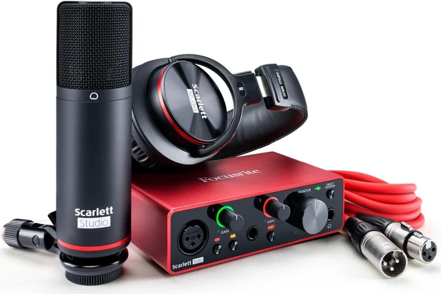 Alt view image 2 of 20 - Focusrite Scarlett 2i2 Studio 3rd Generation Recording Bundle