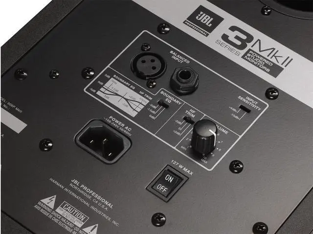 Alt view image 7 of 7 - JBL 305P MkII Powered 5'' Two-Way Studio Monitor with XLR and 1/4'' TRS Cable