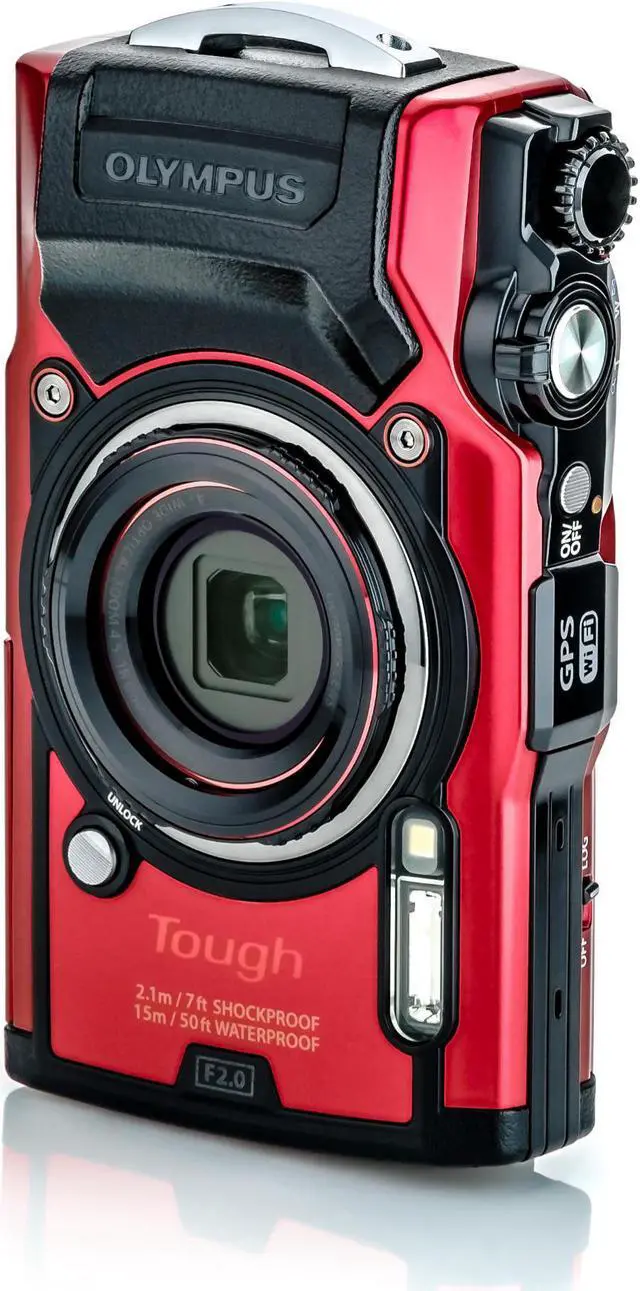 Alt view image 10 of 18 - Olympus Tough TG-6 Waterproof Camera, Red