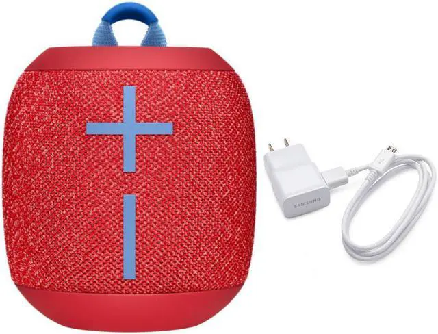 Main image of Ultimate Ears Wonderboom2 Waterproof Bluetooth Speaker Red w Wall Charger