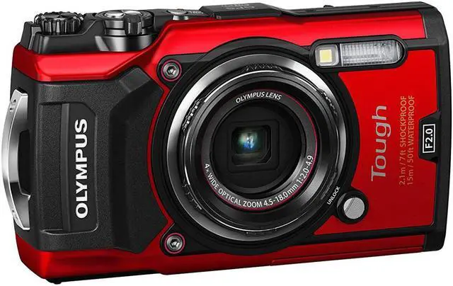 Alt view image 7 of 18 - Olympus Tough TG-6 Waterproof Camera, Red