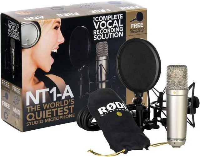 Alt view image 17 of 17 - Rode Microphones NT1-A Quiet Studio Condenser Microphone