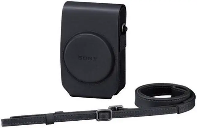 Alt view image 7 of 9 - Sony Vertical Type Soft Carrying Case for Cyber-shot RX100 and RX100II Cameras