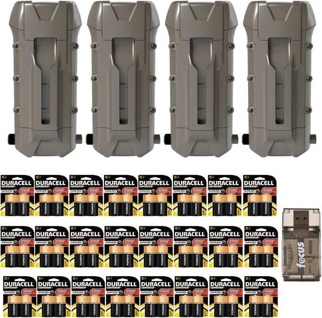 Main image of Cuddeback CuddeLink Dual Power Bank (4-Pack) w/ 48 D Batteries, Extends Cam Life