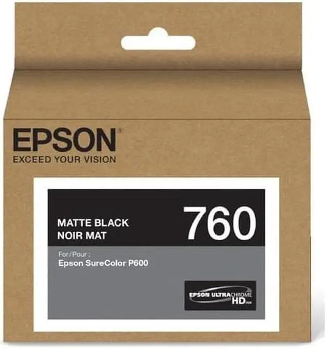 Alt view image 3 of 11 - EPSON PRINT T760820 T760 ULTRACHROME HD MATTE BLACK INK