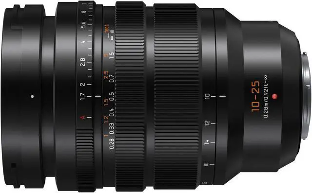 Alt view image 8 of 20 - Panasonic Leica DG Vario-Summilux 10-25mm f/1.7 ASPH Zoom Camera Lens - Micro Fo