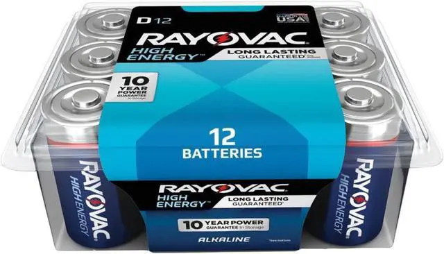 Alt view image 4 of 12 - Rayovac Alkaline Battery D 12/Pack 81312PPK