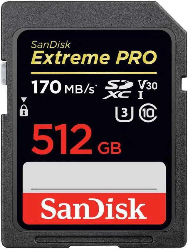 Alt view image 8 of 13 - SanDisk 512GB Extreme PRO UHS-I SDXC Memory Card