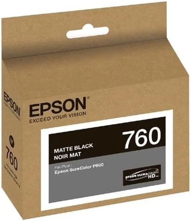 Alt view image 4 of 11 - EPSON PRINT T760820 T760 ULTRACHROME HD MATTE BLACK INK