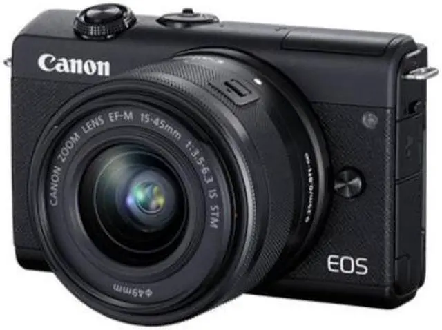 Alt view image 9 of 20 - Canon EOS M200 Mirrorless Camera with 15-45mm Lens -Black