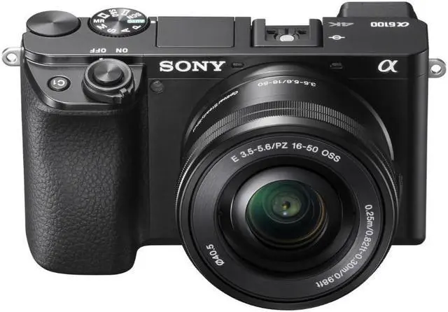 Alt view image 3 of 20 - Sony Alpha a6100 Mirrorless Digital Camera with 16-50mm and 55-210mm Lenses