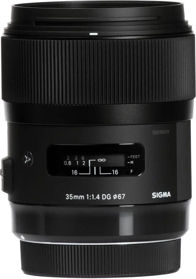 Alt view image 2 of 7 - Sigma 35mm f/1.4 DG HSM ART Lens for Canon EF with USB dock and 64GB SDXC Card