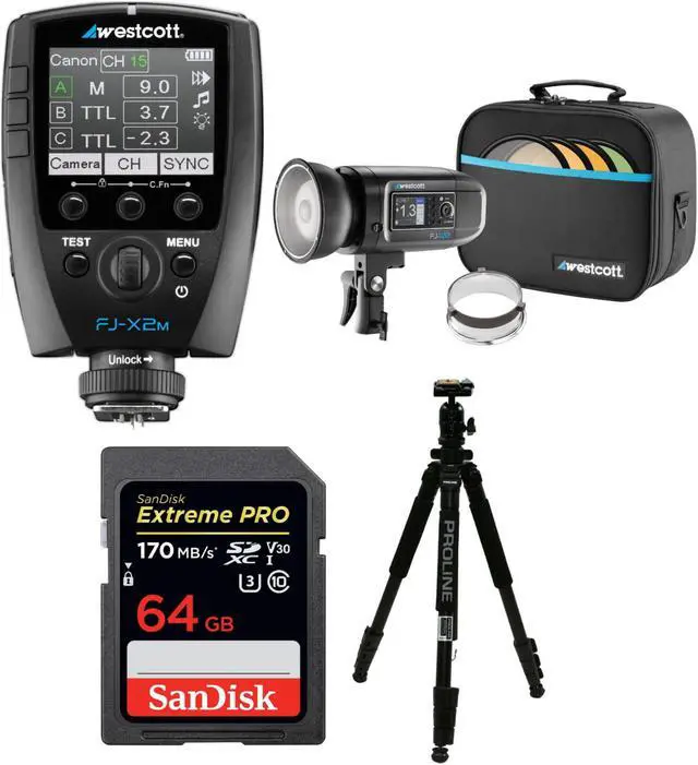 Main image of Westcott FJ400 400Ws Strobe with Battery + FJ-X2m Universal Flash Trigger Bundle