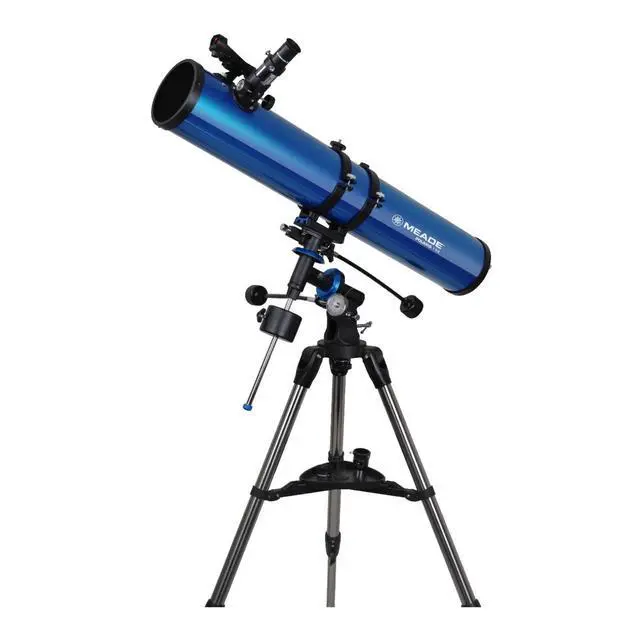 Alt view image 9 of 11 - Meade Polaris 114mm German Equatorial Reflector Telescope