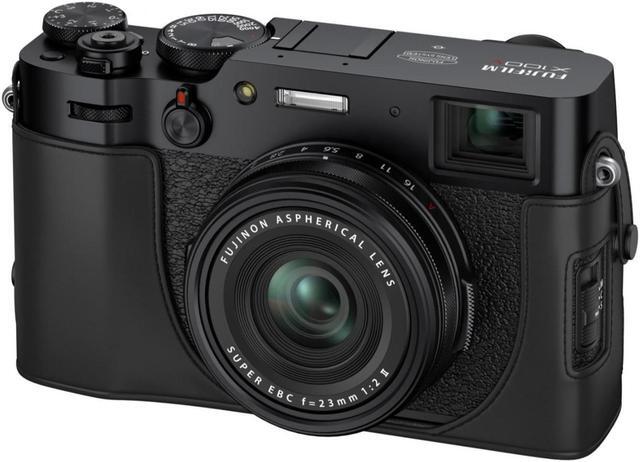 Alt view image 5 of 9 - Fujifilm X100V Leather Case, Black #16652609