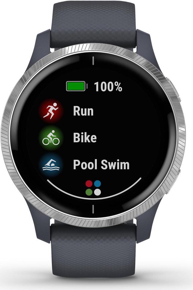 Garmin 010-02173-11 Venu, GPS Smartwatch with Bright Touchscreen Display,  Features Music, Body Energy Monitoring, Animated Workouts, Pulse Ox Sensor